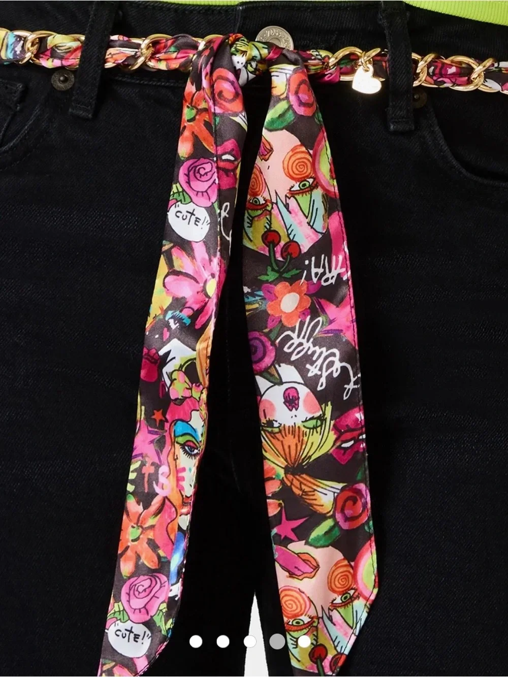 BNWT Betsey Johnson Scarf & Tie Belt